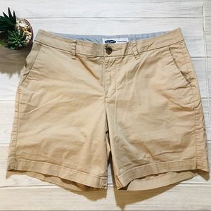 Old Navy- Khaki Everyday Shorts sz: 8